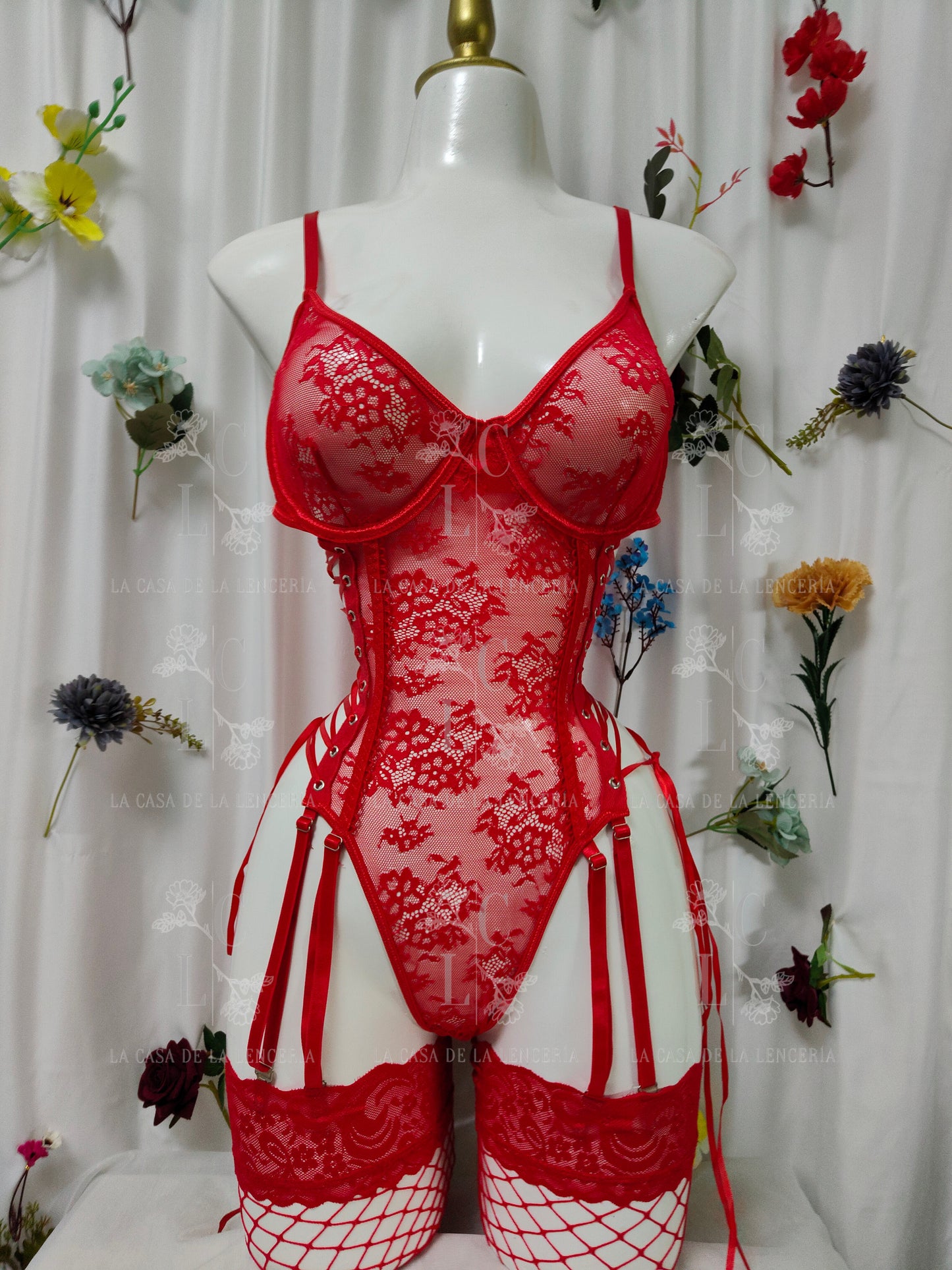 Body Velvet rojo