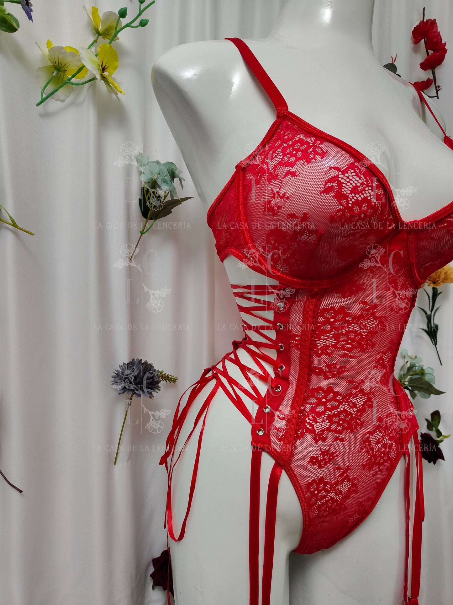 Body Velvet rojo