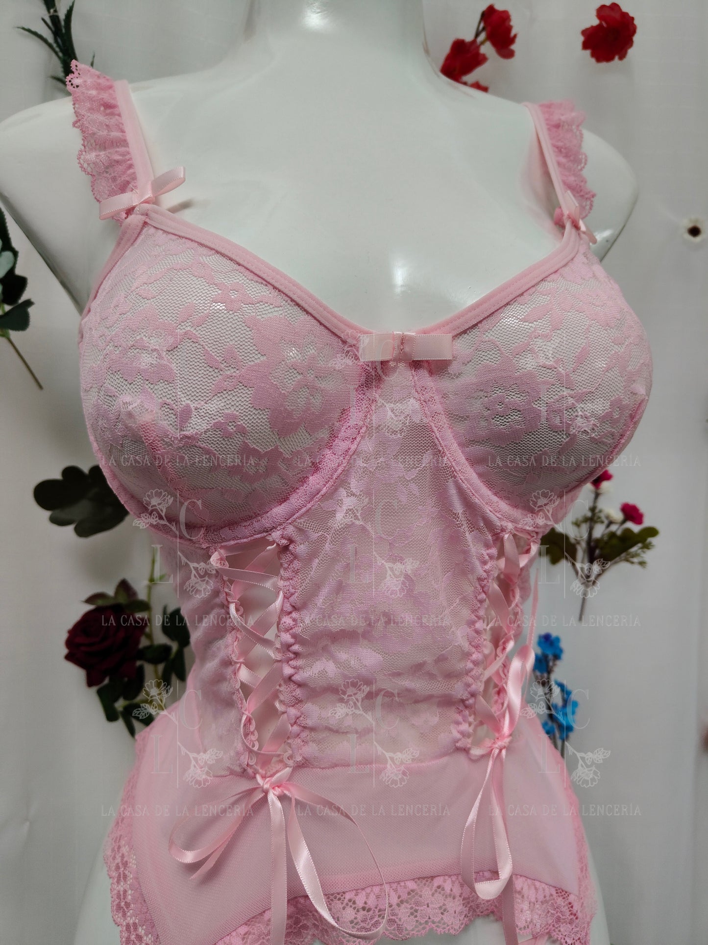 Set Lorena rosa
