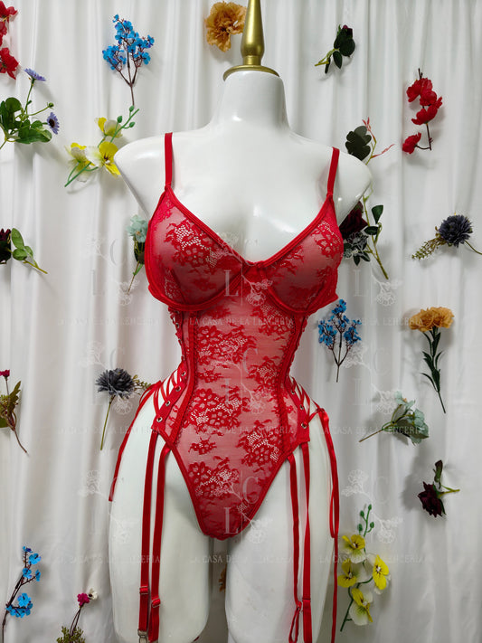 Body Velvet rojo