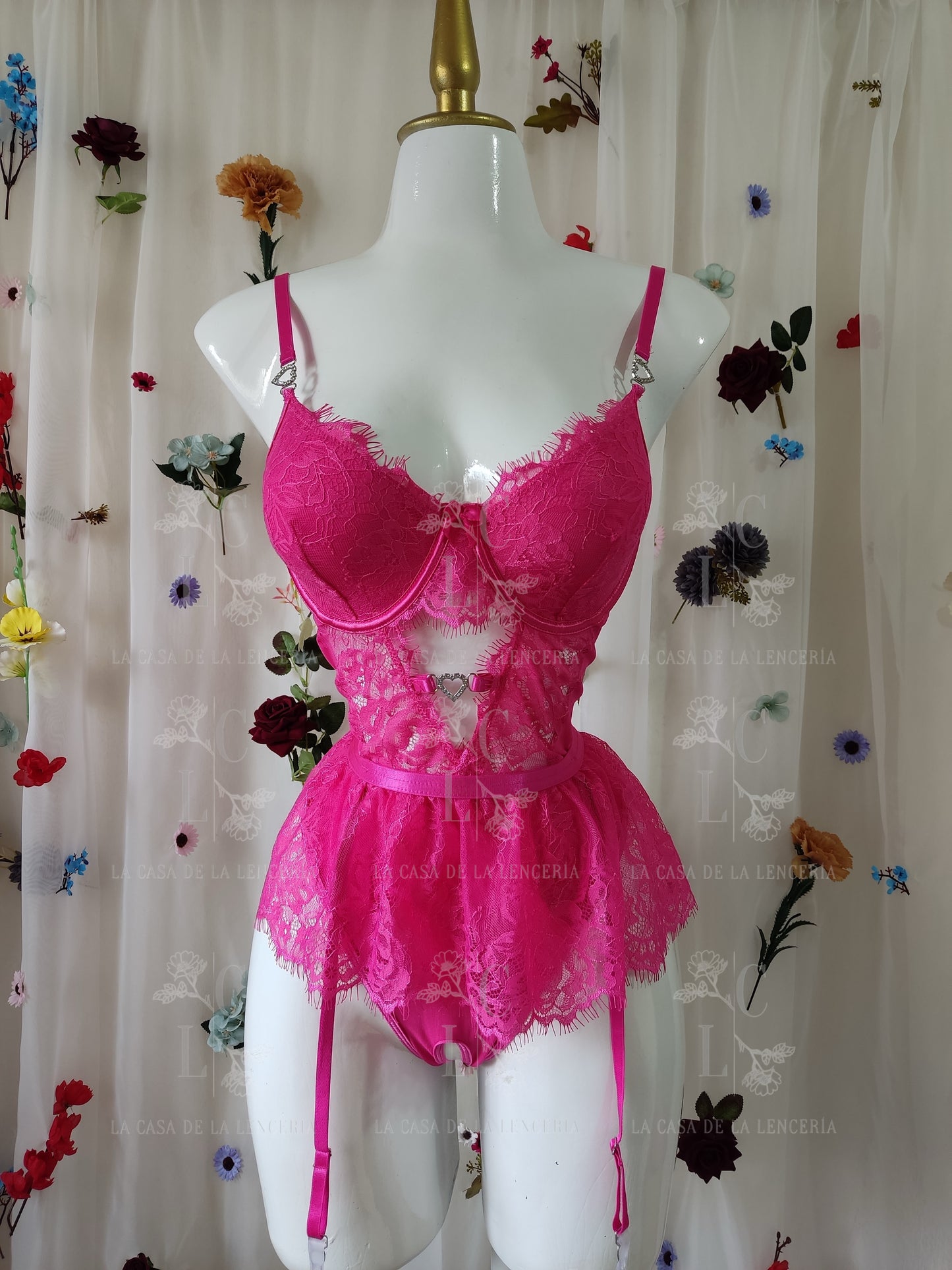 Set Diamante Fucsia