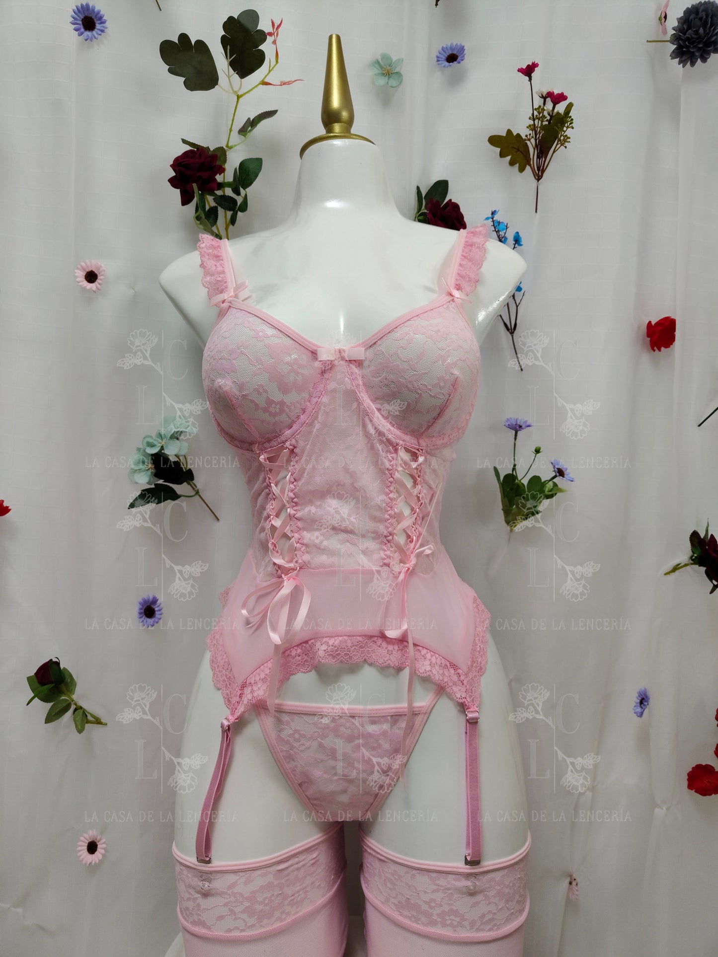 Set Lorena rosa