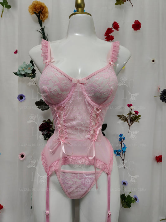 Set Lorena rosa
