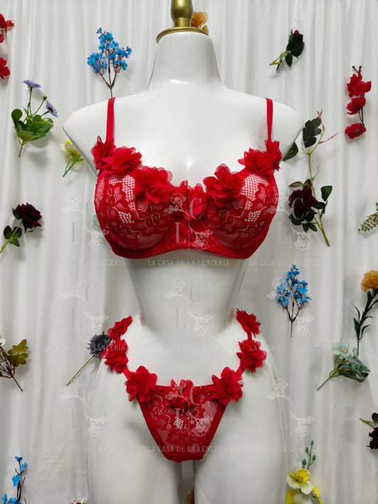 Set Mercedes rojo