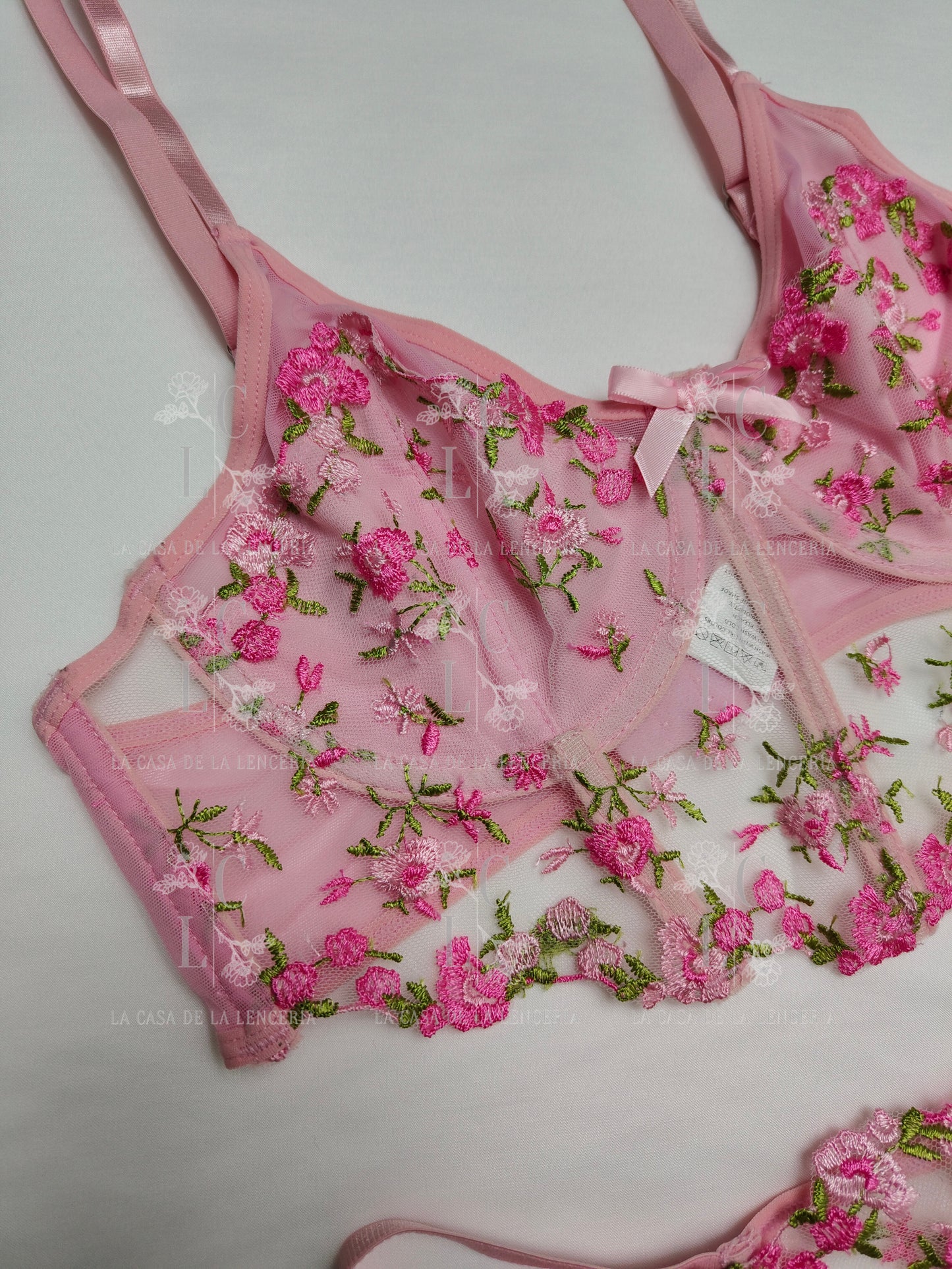 Set noche rosa